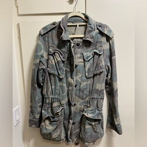 Free People Camo Jacket